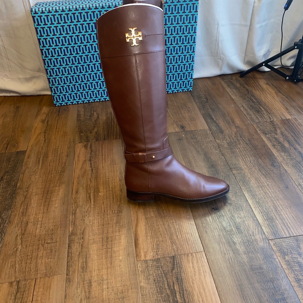 Tory Burch  Brown Patterned Boots - Picture 6 of 16
